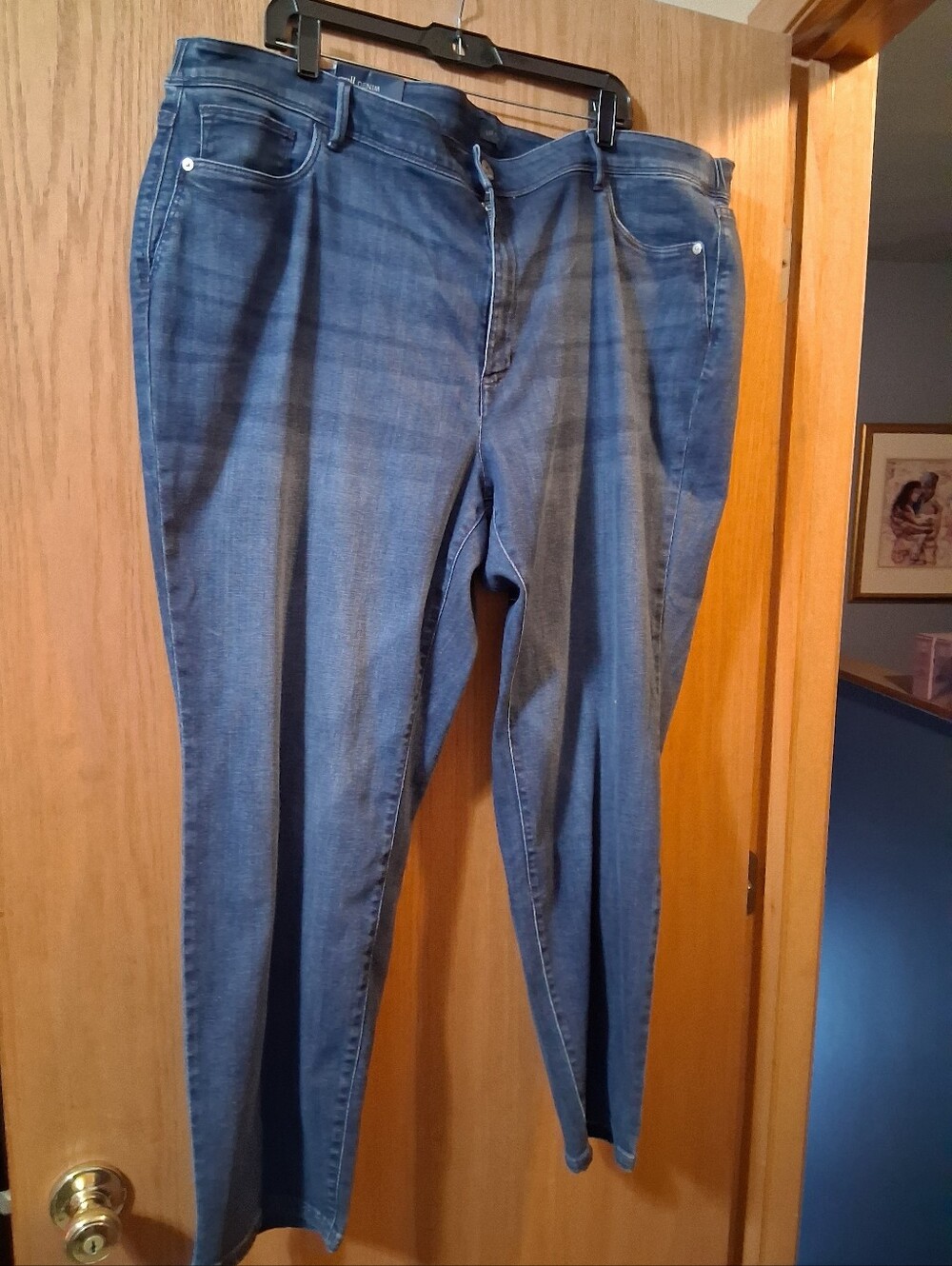 J. Jill Authentic Fit Slim Ankle jeans "Neptune Wash" (size 26W) 27.5 inseam